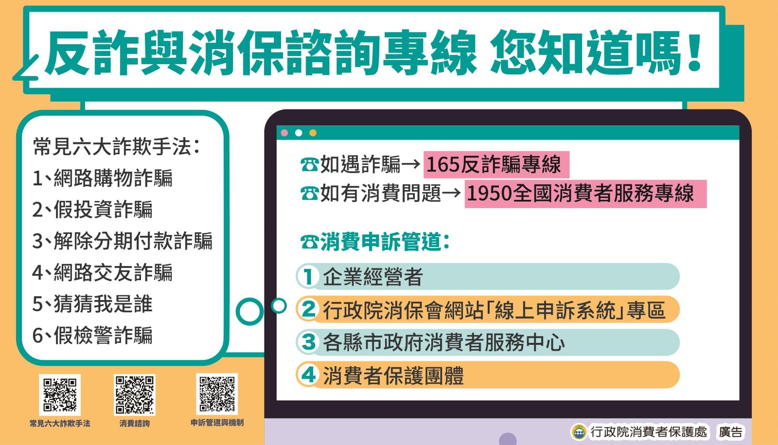 【宣導】消費者保護教育宣導照片